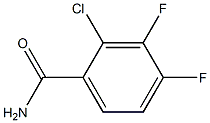 2-Chloro-3,4-difluorobenzamide Struktur