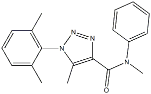 924833-33-0 1-(2,6-dimethylphenyl)-N,5-dimethyl-N-phenyltriazole-4-carboxamide