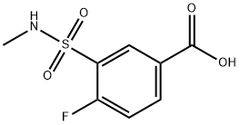 4-氟-3-(N-甲基磺酰胺基)苯甲酸,926196-72-7,结构式