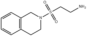 2-(3,4-DIHYDROISOQUINOLIN-2(1H)-YLSULFONYL)ETHYL]AMINE 结构式