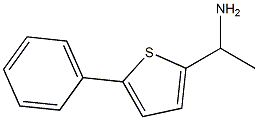 1-(5-phenylthiophen-2-yl)ethan-1-amine Struktur
