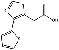 2-[4-(thiophen-2-yl)-1,3-thiazol-5-yl]acetic acid,927999-28-8,结构式