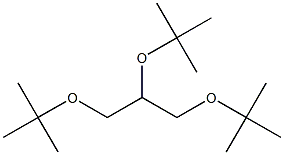 Propane, 1,2,3-tris(1,1-dimethylethoxy)- Structure
