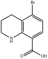 5-Bromo-1,2,3,4-tetrahydroquinoline-8-carboxylic acid,928839-65-0,结构式