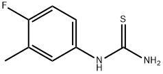 (4-fluoro-3-methylphenyl)thiourea 化学構造式