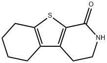 3,4,5,6,7,8-HEXAHYDROBENZO[4,5]THIENO[2,3-C]PYRIDIN-1(2H)-ONE Struktur