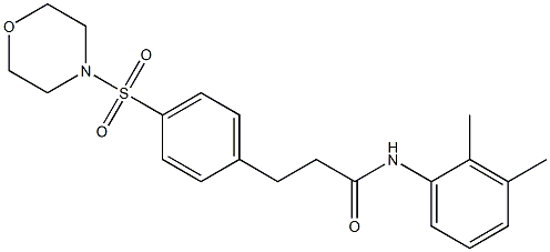 932146-70-8 N-(2,3-dimethylphenyl)-3-(4-morpholin-4-ylsulfonylphenyl)propanamide