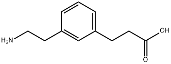 3-(3-(2-氨基乙基)苯基)丙酸盐酸盐, 933743-84-1, 结构式