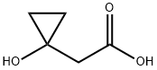 2-(1-hydroxycyclopropyl)acetic acid Struktur