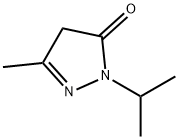 3-methyl-1-(propan-2-yl)-4,5-dihydro-1H-pyrazol-5-one Struktur