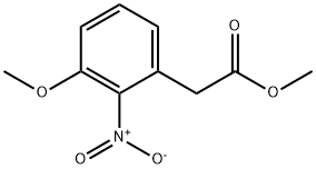 2-(3-甲氧基-2-硝基苯基)乙酸甲酯, 934705-79-0, 结构式