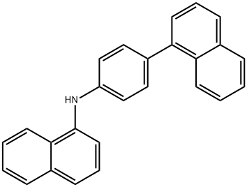 1-Naphthalenamine, N-[4-(1-naphthalenyl)phenyl]- 结构式