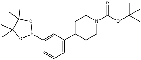 (3-(1-(TERT-BUTOXYCARBONYL)PIPERIDIN-4-YL)PHENYL)BORONIC ACID PINACOL ESTER Structure