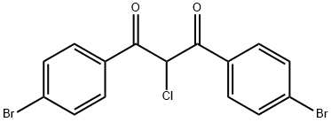 1,3-双(4-溴苯基)-2-氯丙烷-1,3-二酮, 937602-10-3, 结构式