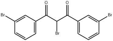 2-溴-1,3-双(3-溴苯基)丙烷-1,3-二酮, 937602-12-5, 结构式