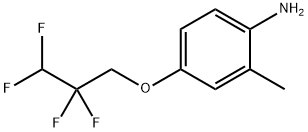 2-methyl-4-(2,2,3,3-tetrafluoropropoxy)aniline Struktur