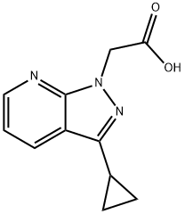(3-사이클로프로필-1H-피라졸로[3,4-b]피리딘-1-일)아세트산