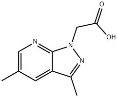 (3,5-디메틸-1H-피라졸로[3,4-b]피리딘-1-일)아세트산
