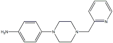 4-[4-(pyridin-2-ylmethyl)piperazin-1-yl]aniline 结构式