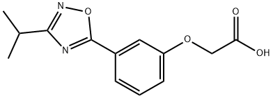 937682-12-7 [3-(3-Isopropyl-[1,2,4]oxadiazol-5-yl)-phenoxy]-acetic acid