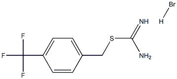 ({[4-(trifluoromethyl)phenyl]methyl}sulfanyl)methanimidamide hydrobromide 结构式