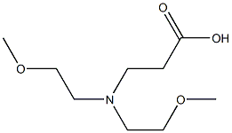 3-[bis(2-methoxyethyl)amino]propanoic acid, 938291-25-9, 结构式