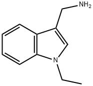 (1-乙基-1H-吲哚-3-基)甲胺, 938305-89-6, 结构式