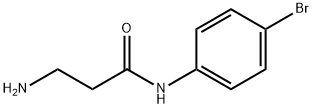 3-Amino-N-(4-bromo-phenyl)-propionamide Struktur