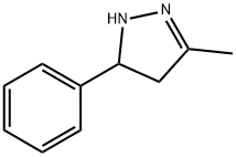1H-Pyrazole, 4,5-dihydro-3-methyl-5-phenyl- Struktur