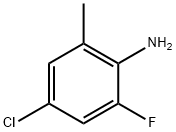 4-CHLORO-2-FLUORO-6-METHYLANILINE Struktur