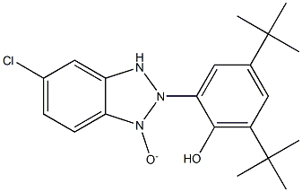 Phenol,2-(5-chloro-1-oxido-2H-benzotriazol-2-yl)-4,6-bis(1,1-dimethylethyl)- Struktur