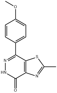 7-(4-methoxyphenyl)-2-methyl[1,3]thiazolo[4,5-d]pyridazin-4(5H)-one,941868-60-6,结构式