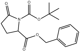 2-苄基1-叔丁基5-氧代吡咯烷-1,2-二羧酸酯 结构式