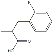 3-(2-氟苯基)-2-甲基丙酸, 943113-85-7, 结构式