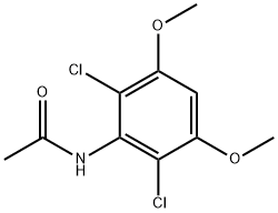 N-(2,6-dichloro-3,5-dimethoxyphenyl)acetamide Struktur