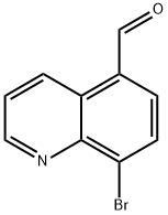 8-溴喹啉-5-甲醛 结构式