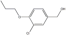 (3-氯-4-丙氧基苯基)甲醇, 944441-69-4, 结构式