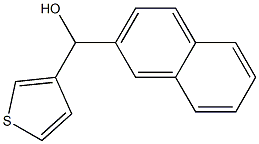 NAPHTHALEN-2-YL(THIOPHEN-3-YL)METHANOL Structure