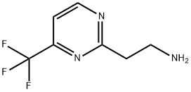 2-(4-Trifluoromethyl-pyrimidin-2-yl)-ethylamine Struktur