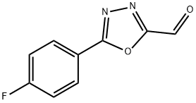 5-(4-氟苯基)-1,3,4-噁二唑-2-甲醛,944907-00-0,结构式