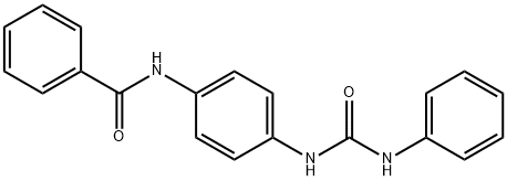 N-{4-[(anilinocarbonyl)amino]phenyl}benzamide Struktur