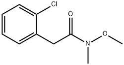 2-(2-chlorophenyl)-N-methoxy-N-methylacetamide,946402-82-0,结构式