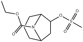 ethyl 6-((methylsulfonyl)oxy)-8-azabicyclo[3.2.1]octane-8-carboxylate Structure