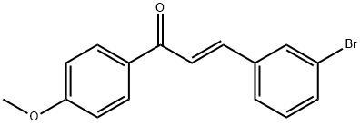 (2E)-3-(3-bromophenyl)-1-(4-methoxyphenyl)prop-2-en-1-one, 949478-36-8, 结构式