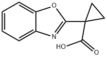 1-(BENZO[D]OXAZOL-2-YL)CYCLOPROPANE-1-CARBOXYLIC ACID Structure