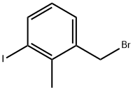 3-iodo-2-methylbenzyl bromide Structure