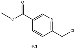 6-(氯甲基)烟酸甲酯盐酸盐,951306-53-9,结构式