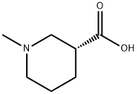 (3R)-1-methylpiperidine-3-carboxylic acid Struktur