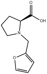 1-(Furan-2-ylmethyl)pyrrolidine-2-carboxylic acid Structure