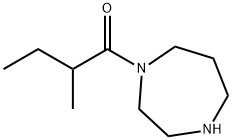 1-(1,4-ジアゼパン-1-イル)-2-メチルブタン-1-オン 化学構造式